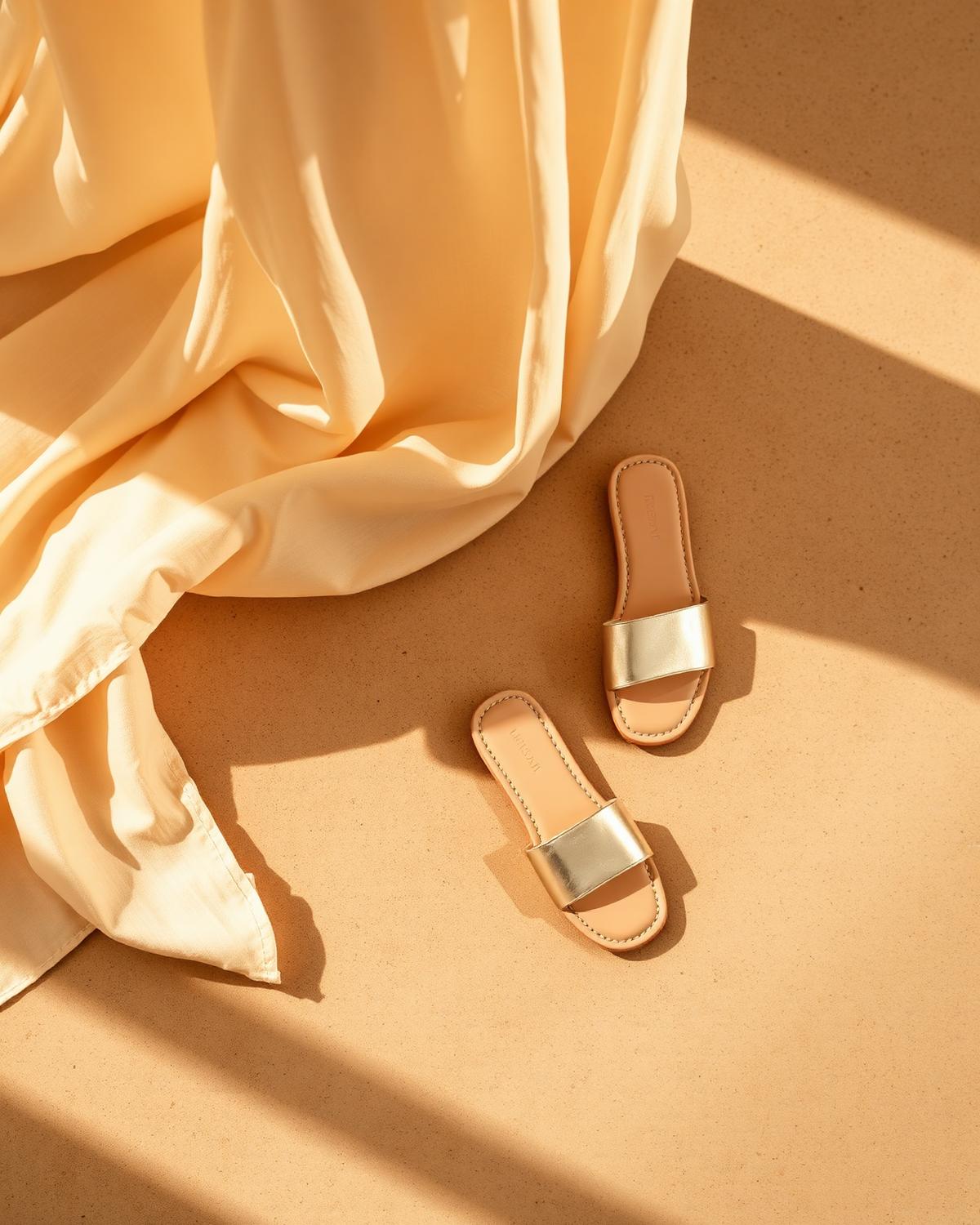 Editorial de moda com calçados femininos